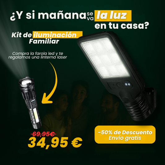 Farola Solar Led con Sensor