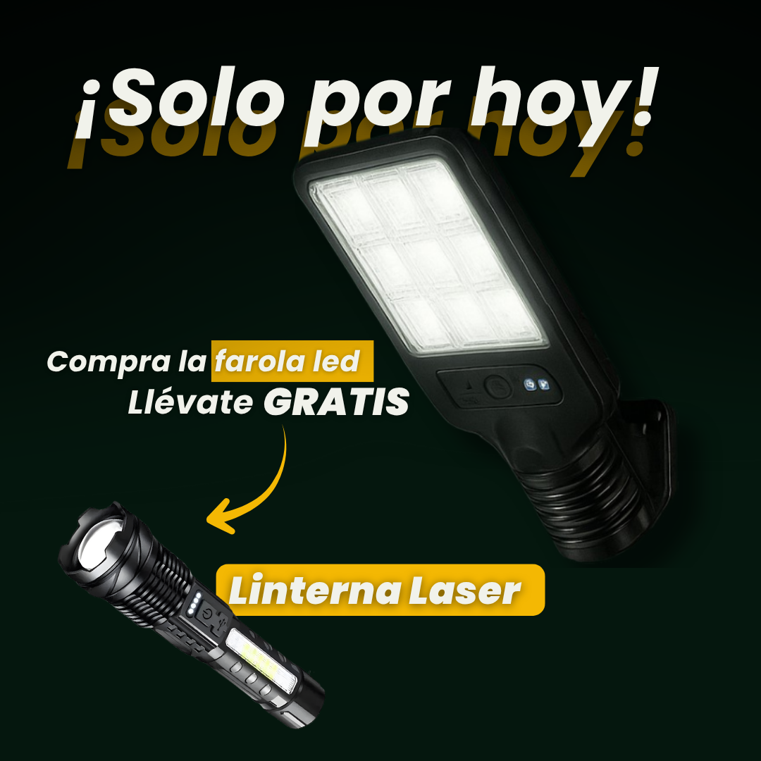 Farola Solar Led con Sensor