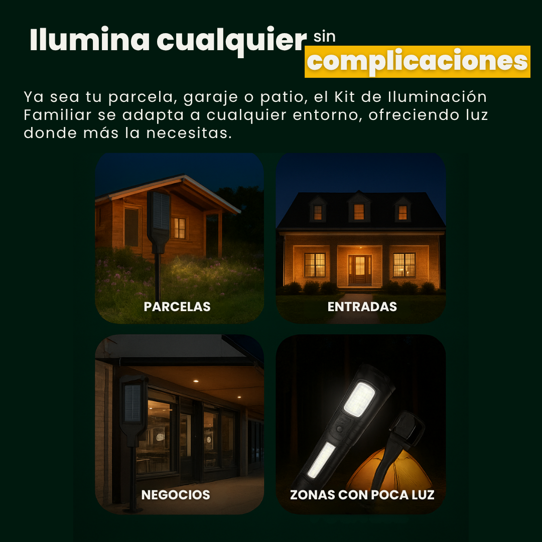 Farola Solar Led con Sensor