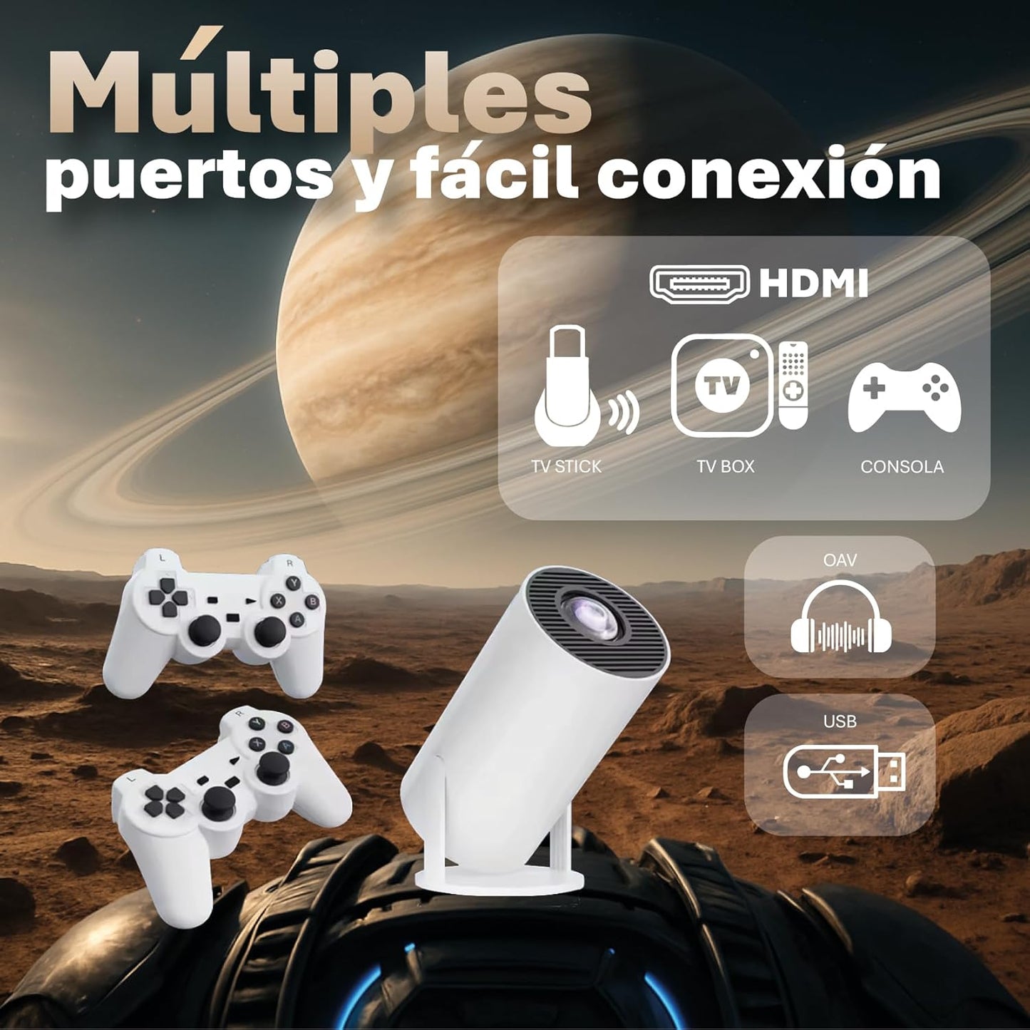 PROYECTOR CON VIDEO JUEGOS