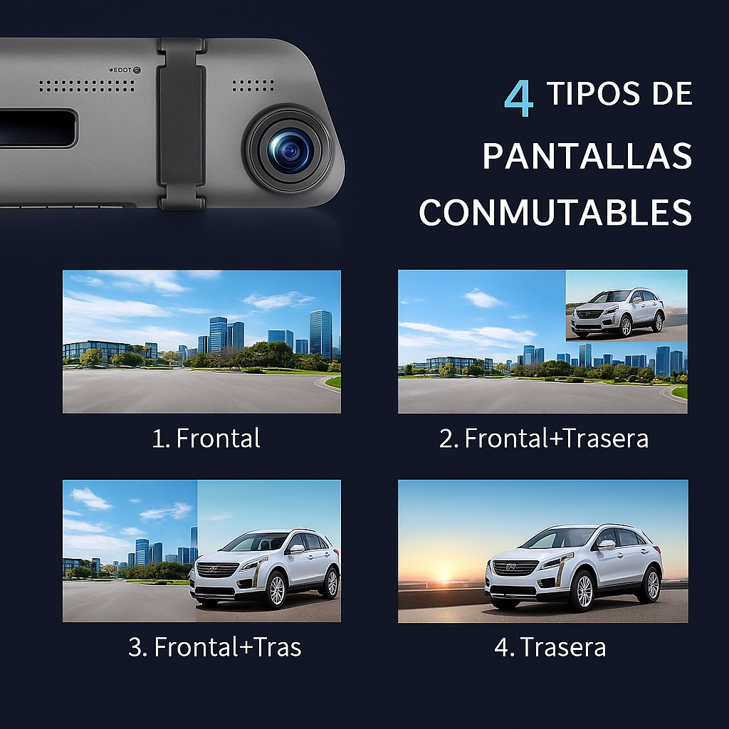 Cleardrive™  Retrovisor con Cámara HD
