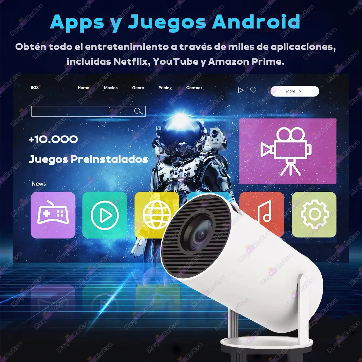 PROYECTOR CON VIDEO JUEGOS