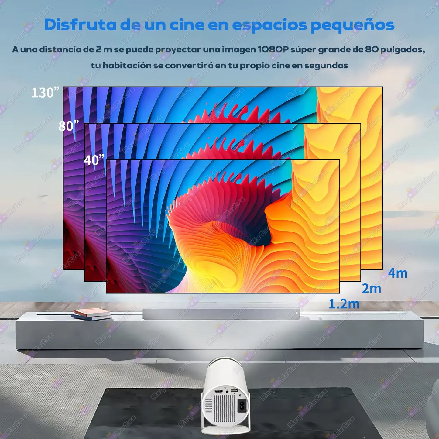 PROYECTOR CON VIDEO JUEGOS