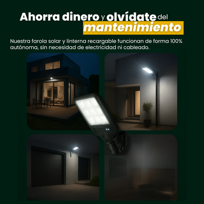Farola Solar Led con Sensor