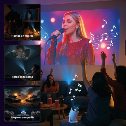 PROYECTOR CON VIDEO JUEGOS